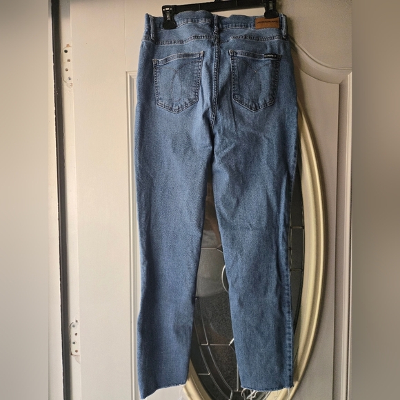 Calvin Klein Womens Slim Fit Jeans in Light Blue - Size 12 / 31 - Picture 5 of 7